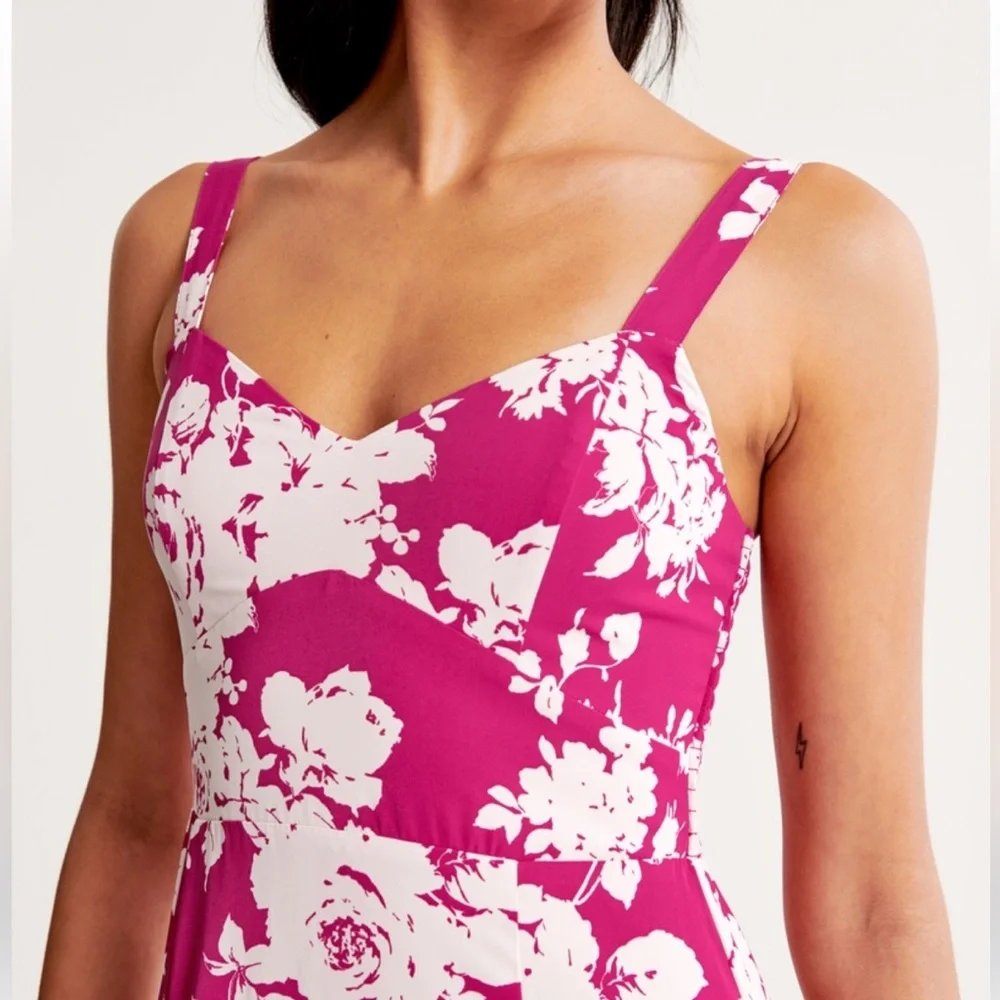 Abercrombie Drama Ruffle Tiered Maxi Dress